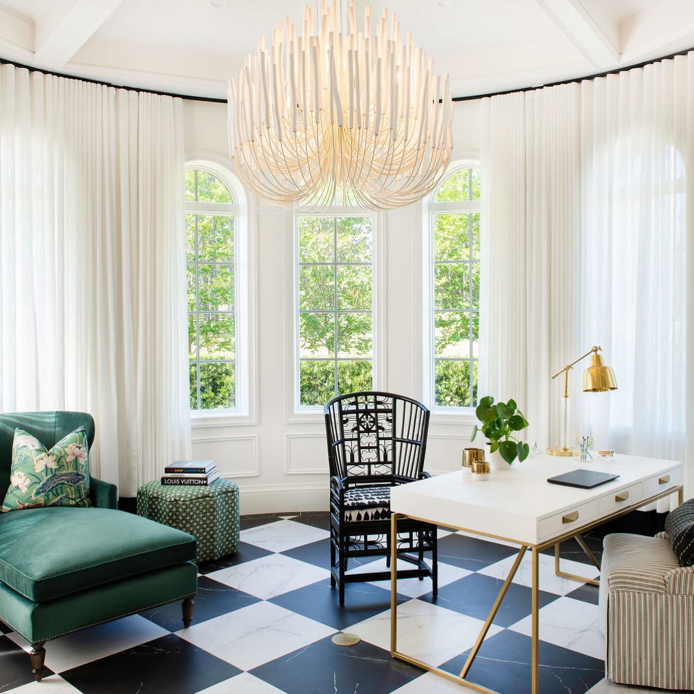 Swinton Tilda Chandelier - 5 Heads ∅ 19.7″ x H 20.9″WhiteBlushlighting