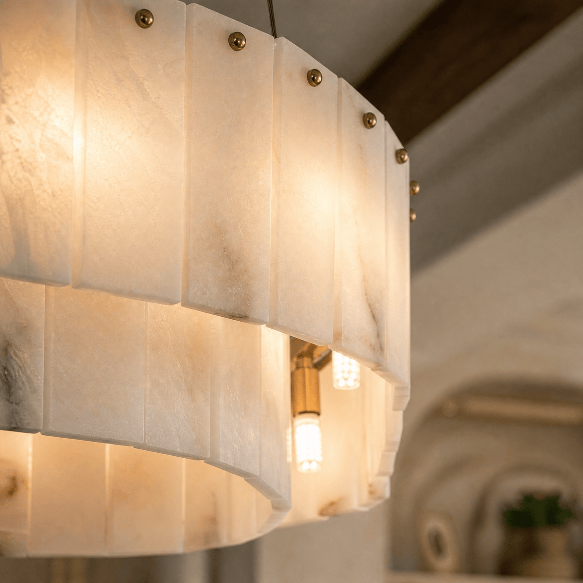 Tamburo Drum Chandelier - D600Blushlighting