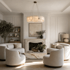 Tamburo Drum Chandelier - D600Blushlighting