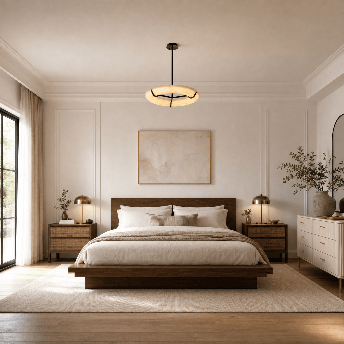 Tamburo Ring Ceiling Light - D600×H300Blushlighting