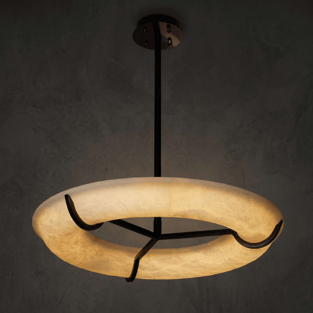 Tamburo Ring Ceiling Light - D600×H300Blushlighting