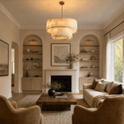 Tamburo Tier Drum Chandelier - 1Floor:D600/Blushlighting