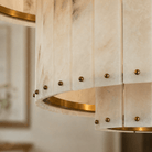 Tamburo Tier Drum Chandelier - 1Floor:D600/Blushlighting