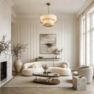 Tamburo Tier Drum Chandelier - 1Floor:D600/Blushlighting