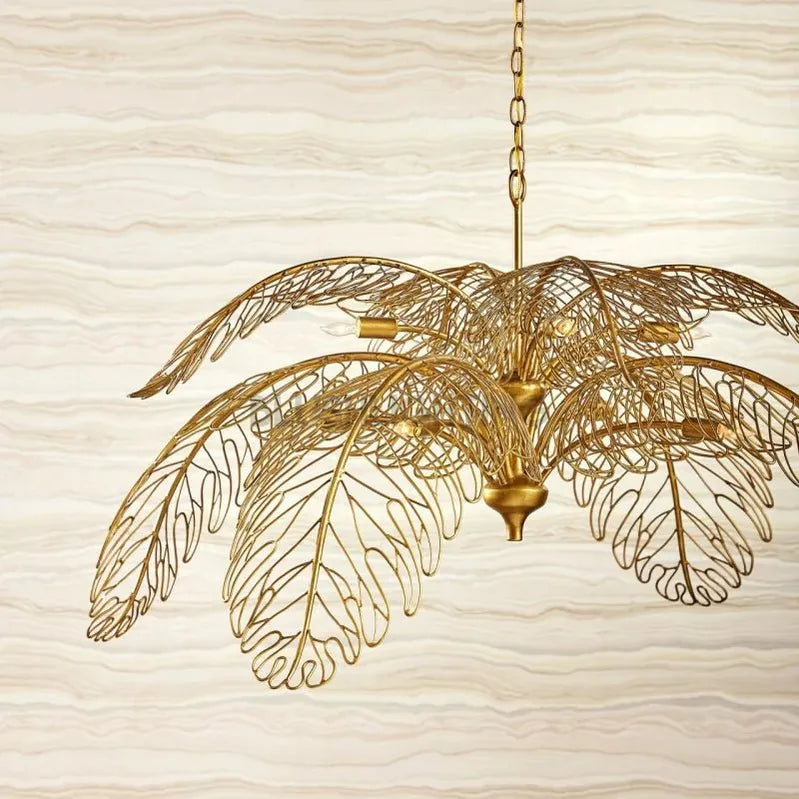 Taormina Brass Chandelier-Blushlighting-Blushlighting