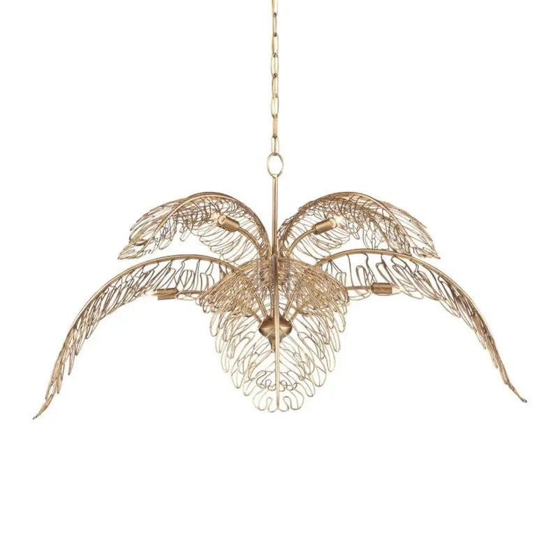 Taormina Brass Chandelier-Blushlighting-Blushlighting