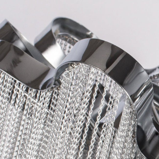 Tassel Aluminum Chain Ceiling Lighting - D24"Blushlighting