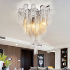 Tassel Aluminum Chain Ceiling Lighting - D35"Blushlighting