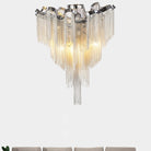 Tassel Aluminum Chain Ceiling Lighting - D39"Blushlighting
