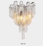 Tassel Aluminum Chain Ceiling Lighting - D24"Blushlighting