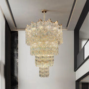 Extra Large Luxury Multi-tiered Crystal Chandelier for Foyer/Staircase