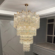 Extra Large Luxury Multi-tiered Crystal Chandelier for Foyer/Staircase