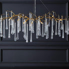 Teardrop 14-Light Chandelier-chandeliers for dining room,chandeliers for stairways,chandeliers for foyer,chandeliers for bedrooms,chandeliers for kitchen,chandeliers for living room-Lacquered Burnished Brass-Blushlighting
