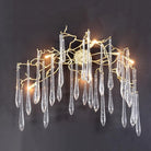 Teardrop Crystal Branch Brass Wall Sconce - W45" X D24" X H80"Blushlighting
