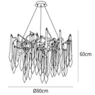 Teardrop Crystal Chandelier-chandeliers for dining room,chandeliers for stairways,chandeliers for foyer,chandeliers for bedrooms,chandeliers for kitchen,chandeliers for living room-Blushlighting