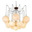 Terry Spider Alabaster Ball Chandelier, Luxurious Alabaster Chandelier - Blushlighting