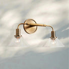Theron Double Wall Sconce - MilkBronzeBlushlighting