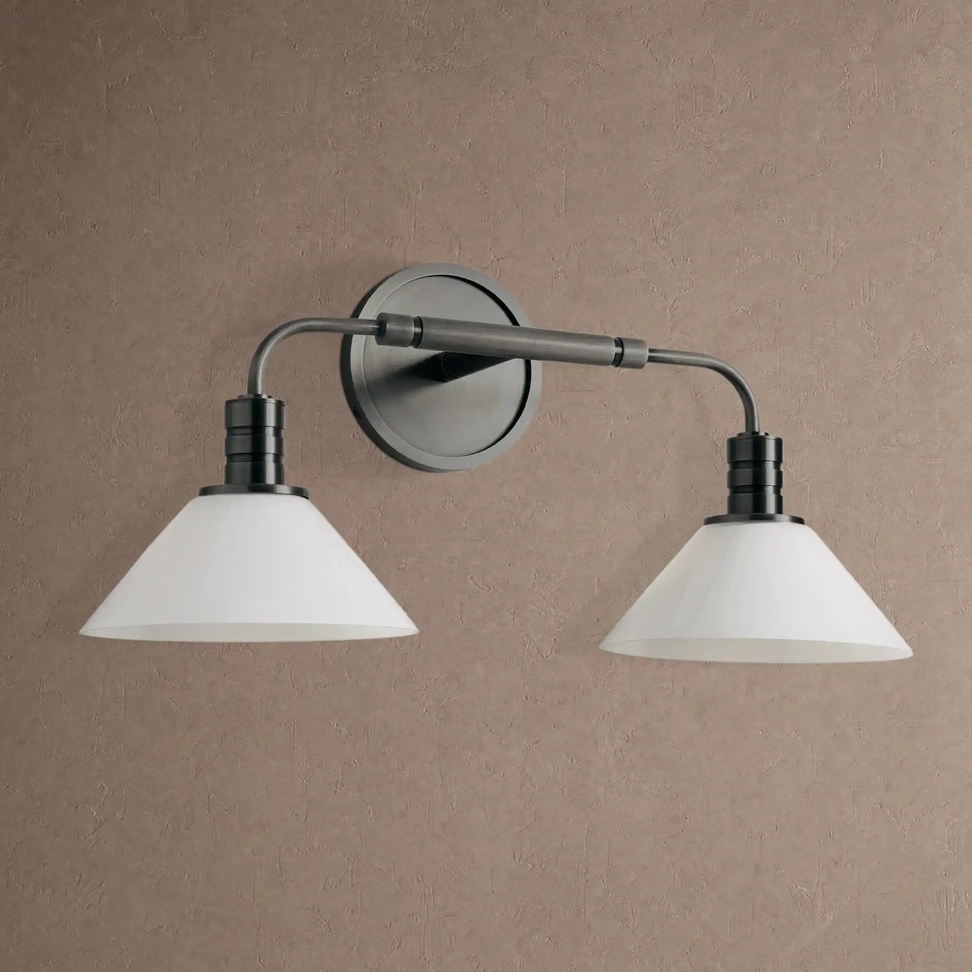 Theron Double Wall Sconce - MilkBlackBlushlighting