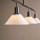 Theron Glass Linear Chandelier - 60"MilkBrassBlushlighting