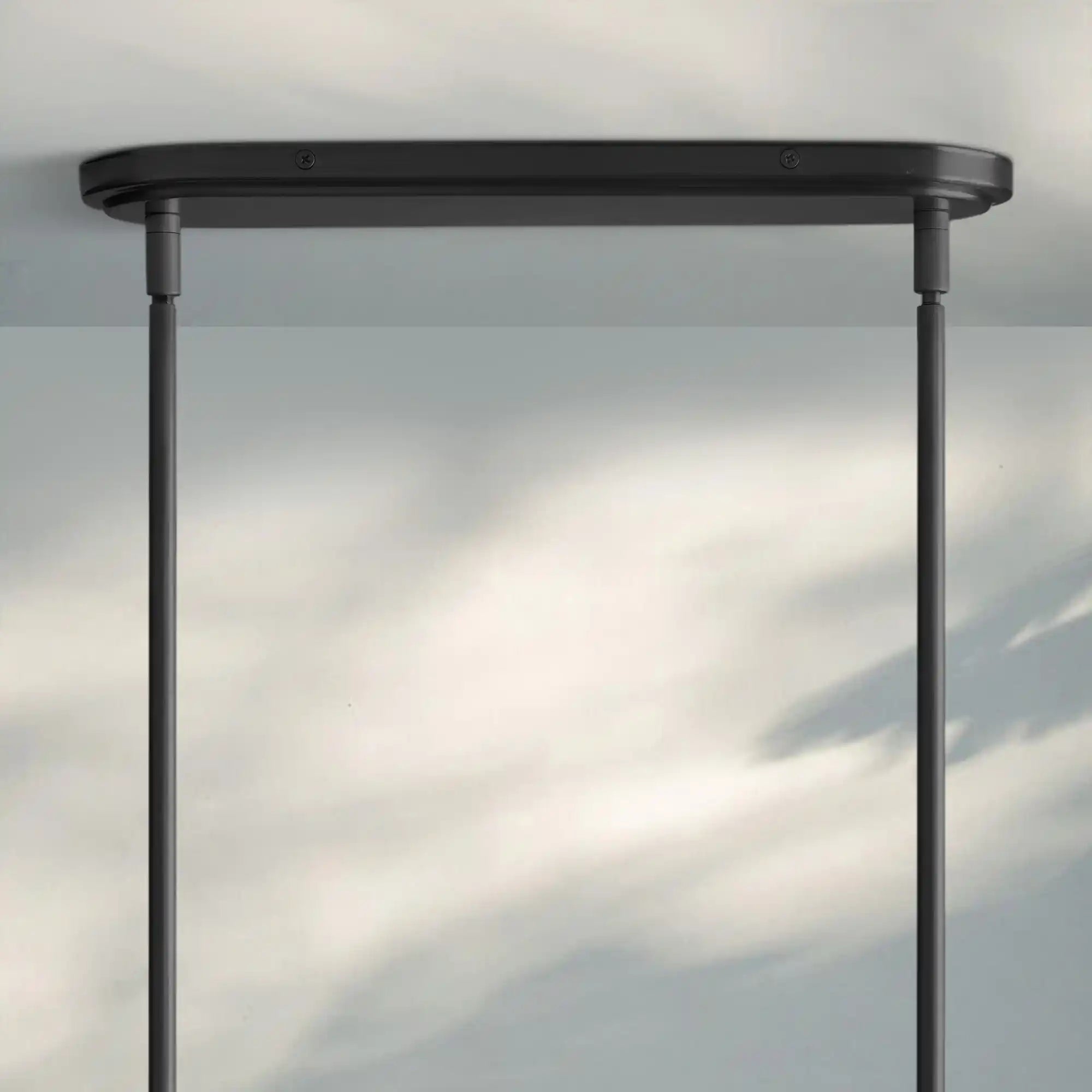 Theron Glass Linear Chandelier - 60"MilkBronzeBlushlighting