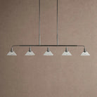 Theron Glass Linear Chandelier - 60"ClearBlackBlushlighting