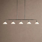 Theron Glass Linear Chandelier - 60"MilkBlackBlushlighting