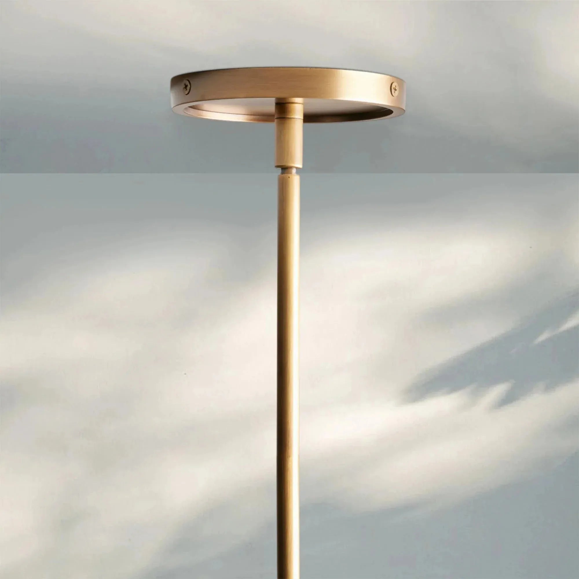 Theron Glass Linear Chandelier - 60"MilkBrassBlushlighting