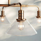 Theron Glass Round Chandelier 30'' 52'' - Blushlighting