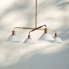 Theron Glass Round Chandelier 30'' 52'' - Blushlighting