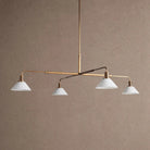 Theron Glass Round Chandelier 30'' 52'' - 52''BrassMilkBlushlighting