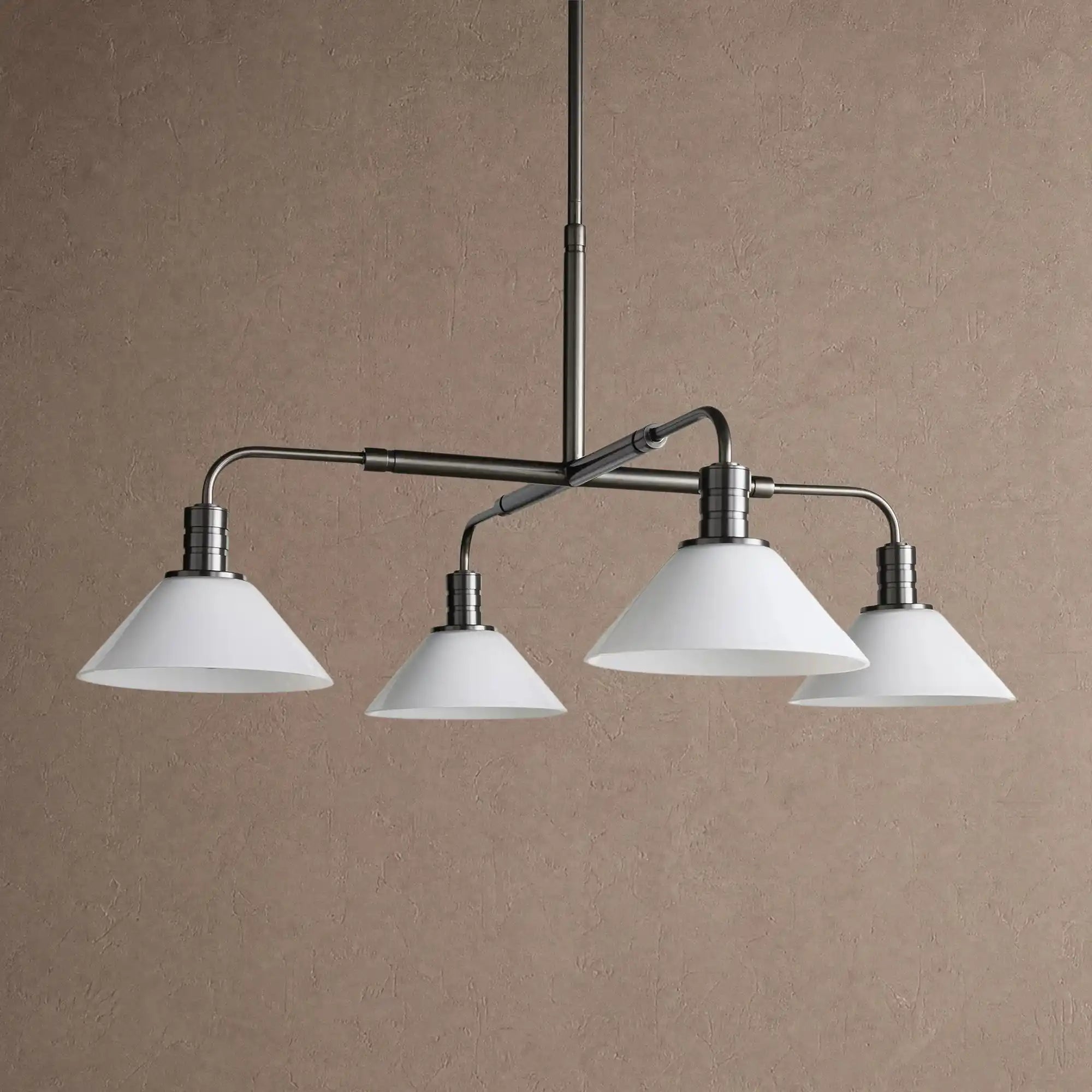 Theron Glass Round Chandelier 30'' 52'' - 30''BrassClearBlushlighting