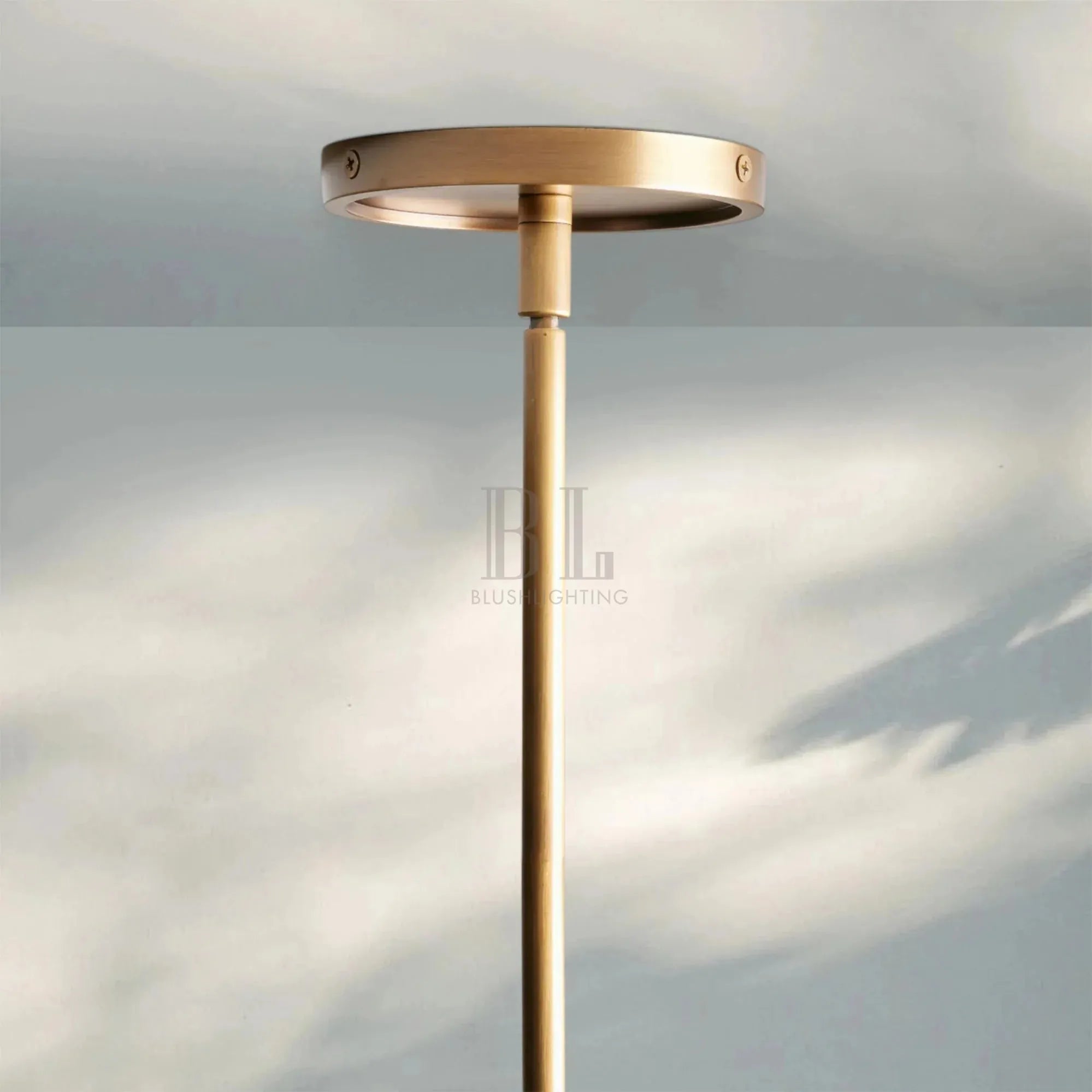 Theron Glass Round Chandelier 30'' 52'' - Blushlighting