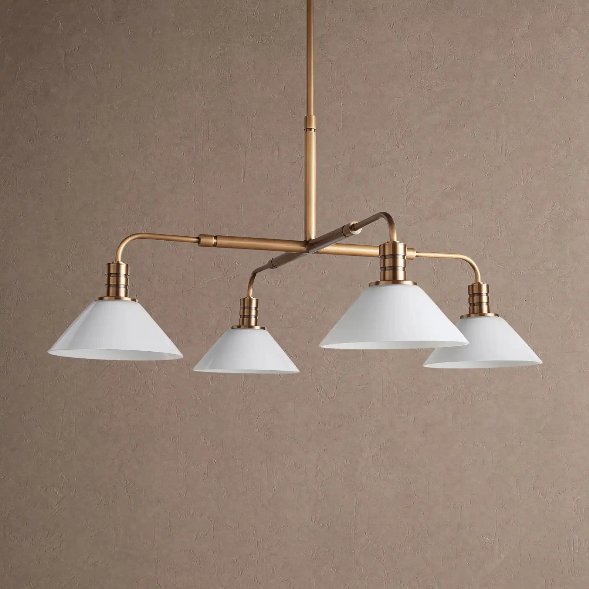 Theron Glass Round Chandelier 30'' 52'' - 30''BrassClearBlushlighting