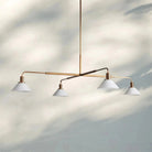 Theron Glass Round Chandelier 30'' 52'' - 52''BrassMilkBlushlighting