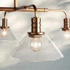 Theron Glass Round Chandelier 30'' 52'' - 52''BrassMilkBlushlighting