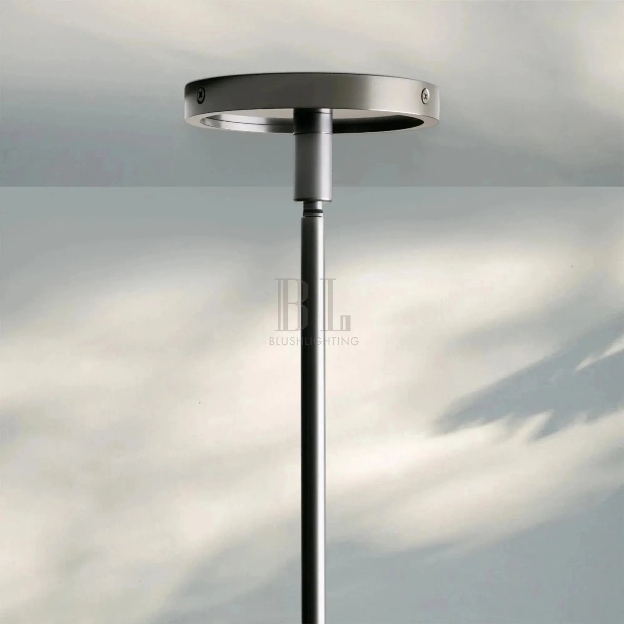 Theron Glass Round Chandelier 30'' 52'' - Blushlighting