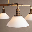 Theron Glass Round Chandelier 30'' 52'' - 52''BlackMilkBlushlighting