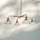 Theron Glass Round Chandelier 30'' 52'' - Blushlighting