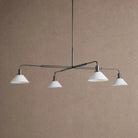 Theron Glass Round Chandelier 30'' 52'' - 52''BlackMilkBlushlighting