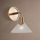 Theron Single Wall Sconce - ClearBlushlighting