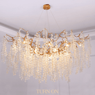 Thirza Branch Crystal Dining Room Chandelier - 39.37" LBlushlighting