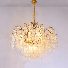 Thirza Brass Branch Crystal Chandelier - 23.62" diamBlushlighting
