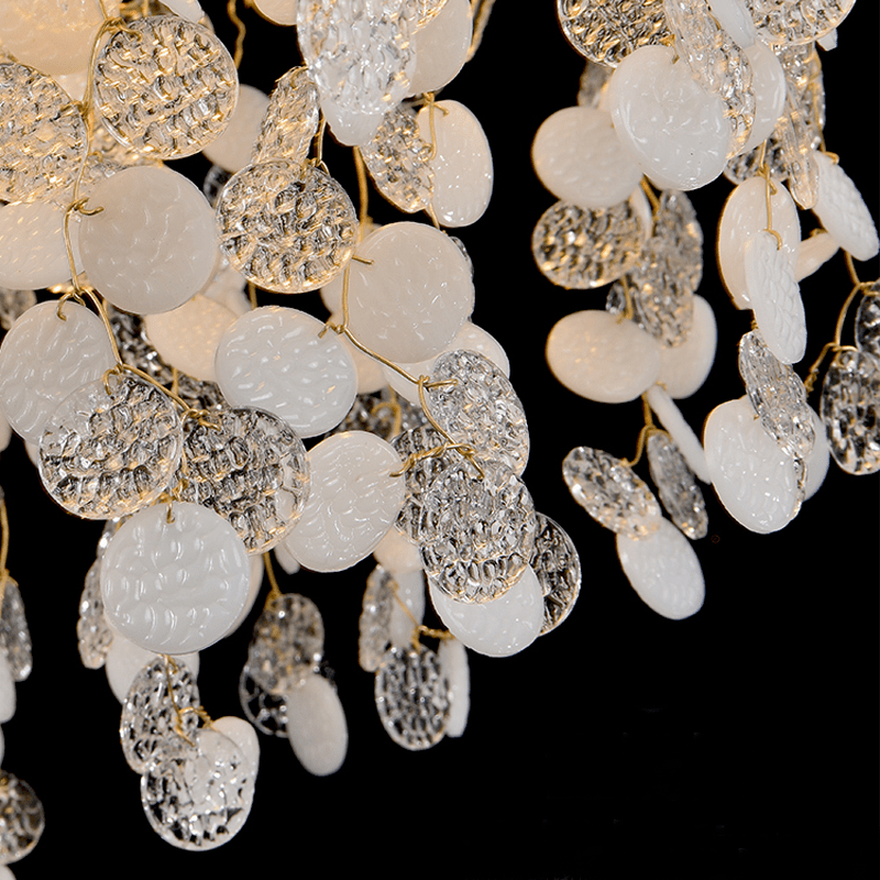 Thirza Brass Branch Crystal Chandelier - 23.62" diamBlushlighting