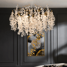 Thirza Tree Branch Crystal Chandelier - 23.62" diamBlushlighting
