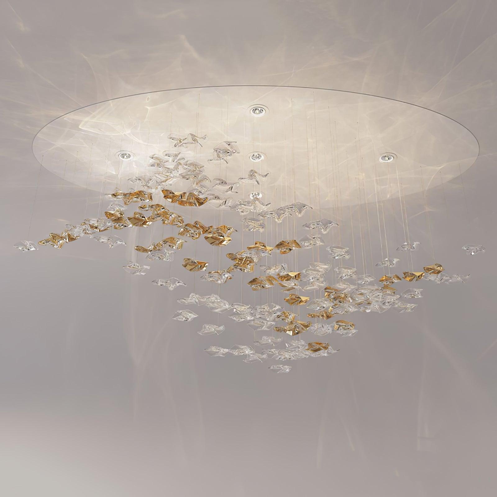 Tidal Art Glass Pendants (Without canopy)-Chandelier-Blushlighting-Blushlighting