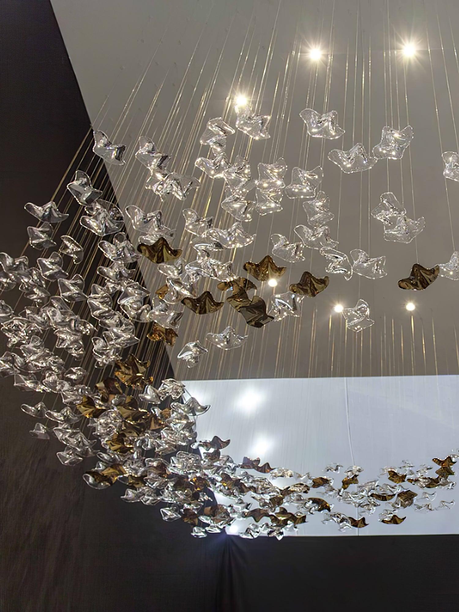 Tidal Art Glass Pendants (Without canopy)-Chandelier-Blushlighting-Blushlighting