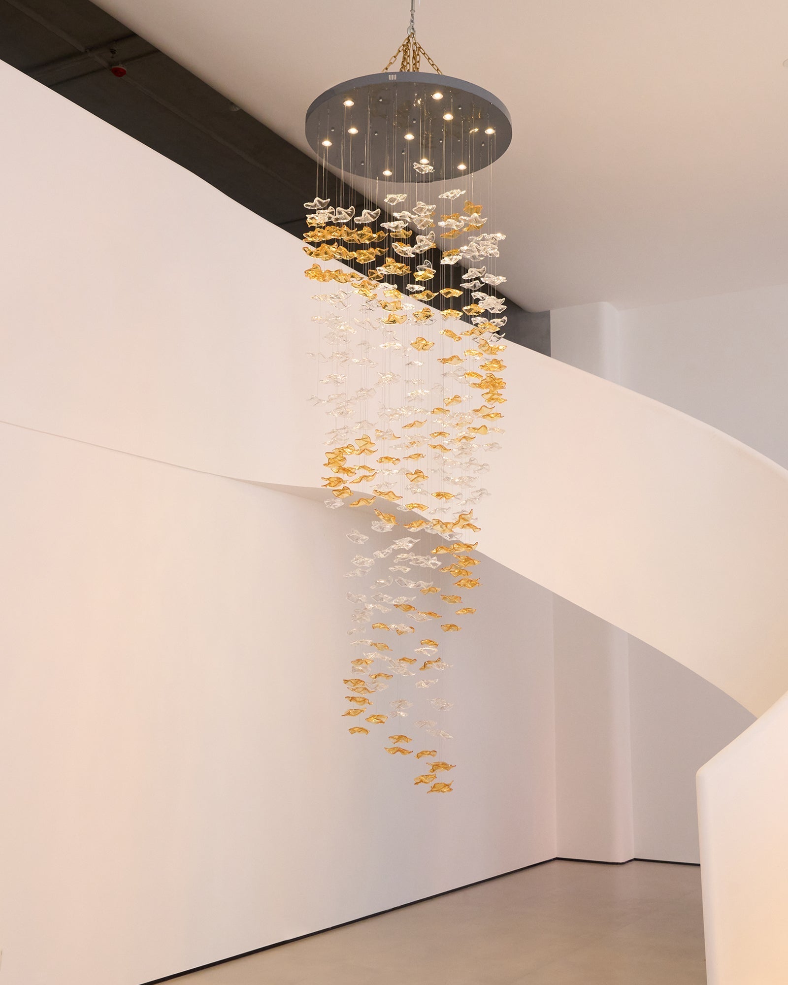 Tidal Art Glass Pendants (Without canopy)-Chandelier-Blushlighting-Blushlighting