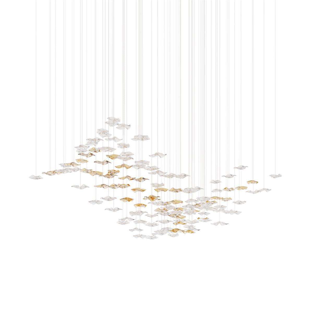Tidal Art Glass Pendants (Without canopy)-Chandelier-Blushlighting-Blushlighting