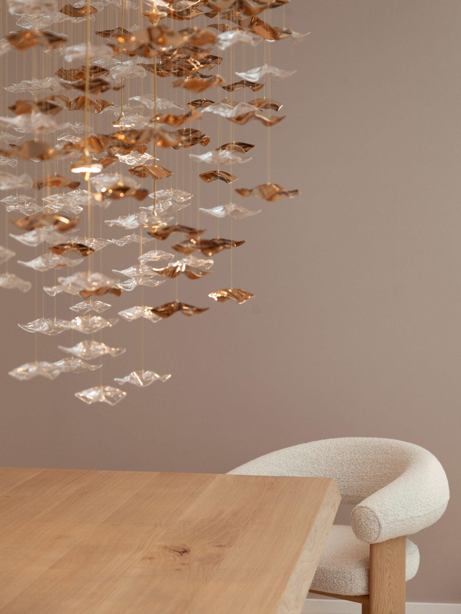 Tidal Art Glass Pendants (Without canopy)-Chandelier-Blushlighting-Blushlighting