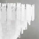 Tidelle Nickel Clear Glass Chandelier Large - Blushlighting